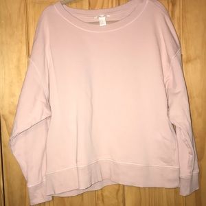 H & M sweatshirt size xl ...baby pink